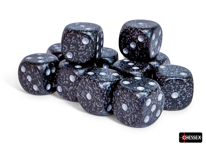 Speckled Ninja 16mm d6 Dice Block (12 dice) - CHX25718